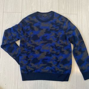 Blue Camo Sweater